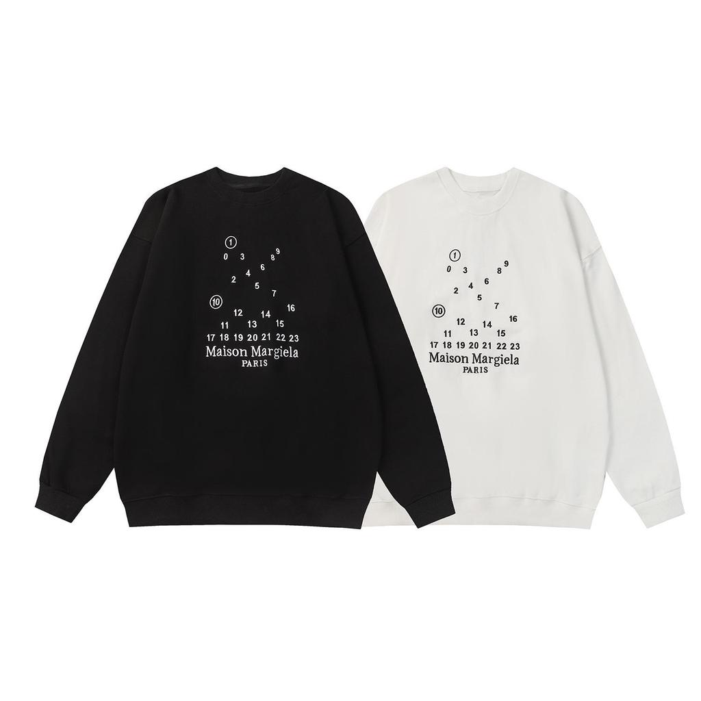 Men's Embroidered Letter Long Sleeve Sweatshirt