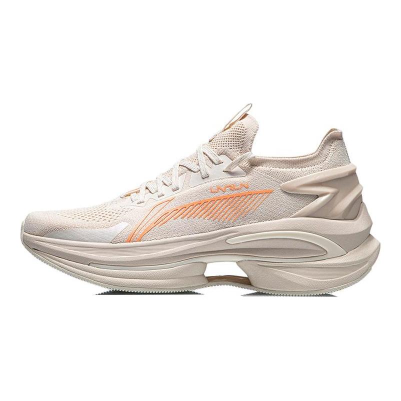Li Ning WuShi 5S 1.0 Comfortable Cushioning Slip Resistant Abrasion Resistant Low top Running Shoes Men's Gray Apricot ARHR071-4