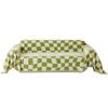Checkered Simple Sofa Cushion, Universal Sofa Cover for All Seasons, Non-slip Sofa Cover Blanket, Dust-proof Lazy Large Sofa Towel