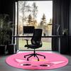 Pinkfong Wonderstar Bedruckter Runder Teppich Teppich Stuhlteppich Bereichsteppich Eingang Fußmatten, für Bürostuhl Wohnzimmer Schlafzimmer Küche.