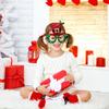 Lustige Weihnachtsbrillen Kostüm Brillen Requisiten Für Weihnachtsfeier Dekorationen Brillenrahmen Für Urlaubsmitbringsel