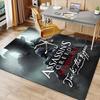 A-Assassin's Creed Bedruckter Saugfähiger Waschbarer Teppich, Rutschfeste Badezimmerteppiche, Küchenteppiche, Yogamatte, Eingangsbereich Wohnzimmer, Camping-Picknickteppiche