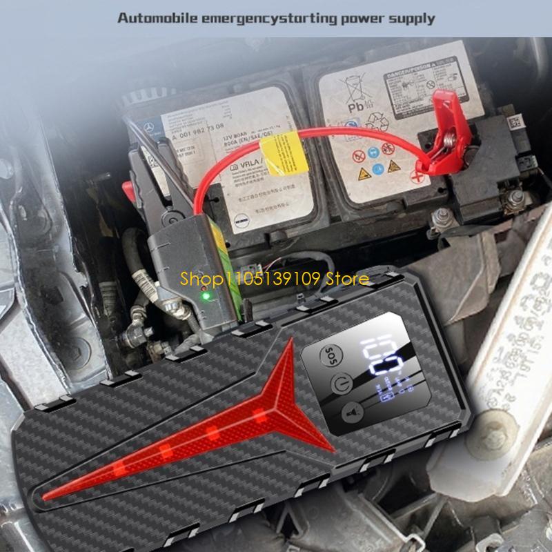 Reliable Car Starter Convenient Auto Car Jump Starter 8000A Battery Power Bank Compact for 12V Models Never Get Stranded Again