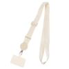 Longue Lanière de Téléphone Bandoulière Sangle de Cou Réglable Large Bandeau en Tissu Corde de Suspension Lanière de Téléphone Anti-Perte
