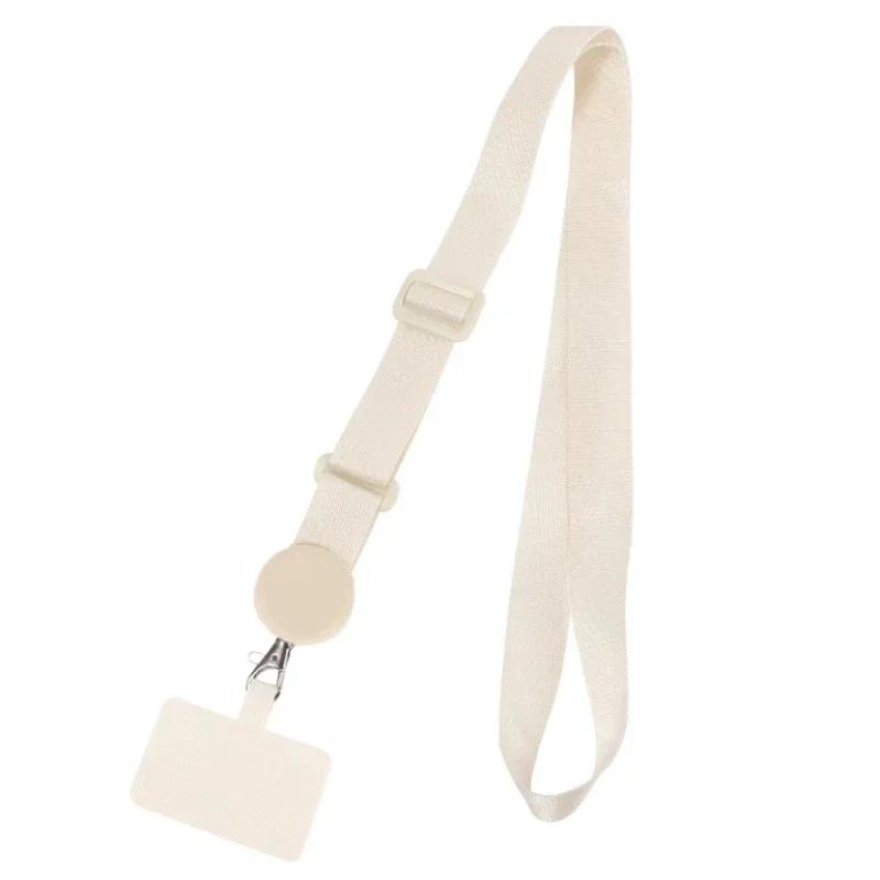 Longue Lanière de Téléphone Bandoulière Sangle de Cou Réglable Large Bandeau en Tissu Corde de Suspension Lanière de Téléphone Anti-Perte
