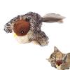 Cat Touch Flapping Simulated Bird Rechargeable Toy, Electric, Activated, Wings, Sounds,