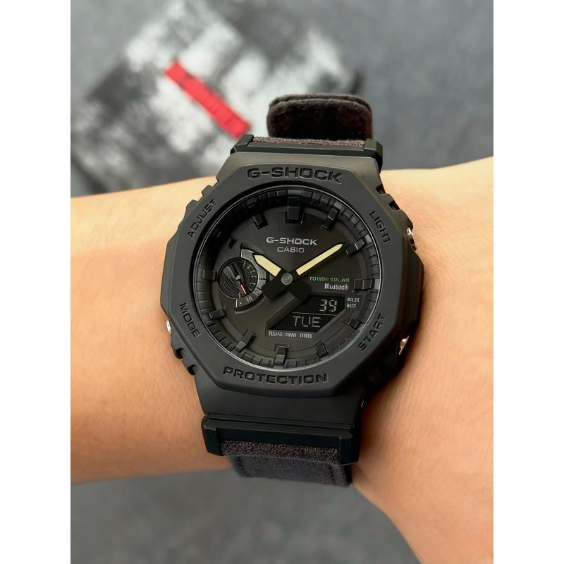 16mm Soft Bracelet for Casio G-SHOCK Canvas Watch Strap DW-5600BBN GW-M5610 GA100/110 22mm Nylon Watch Band