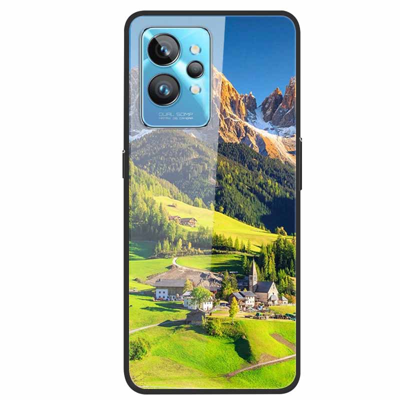 

Чехол для Realme GT2 Pro Задняя крышка из закаленного стекла Жесткий чехол для OPPO Realme GT2 Pro RMX3301 RMX3300 Ударопрочный корпус Funda Coque Realme GT2 Pro