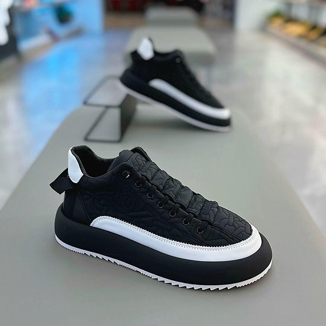 

Мужская весенне-осенняя контрастная повседневная обувь, модные повязки, обувь для сноуборда, высококачественные уличные ботинки в британском стиле 44