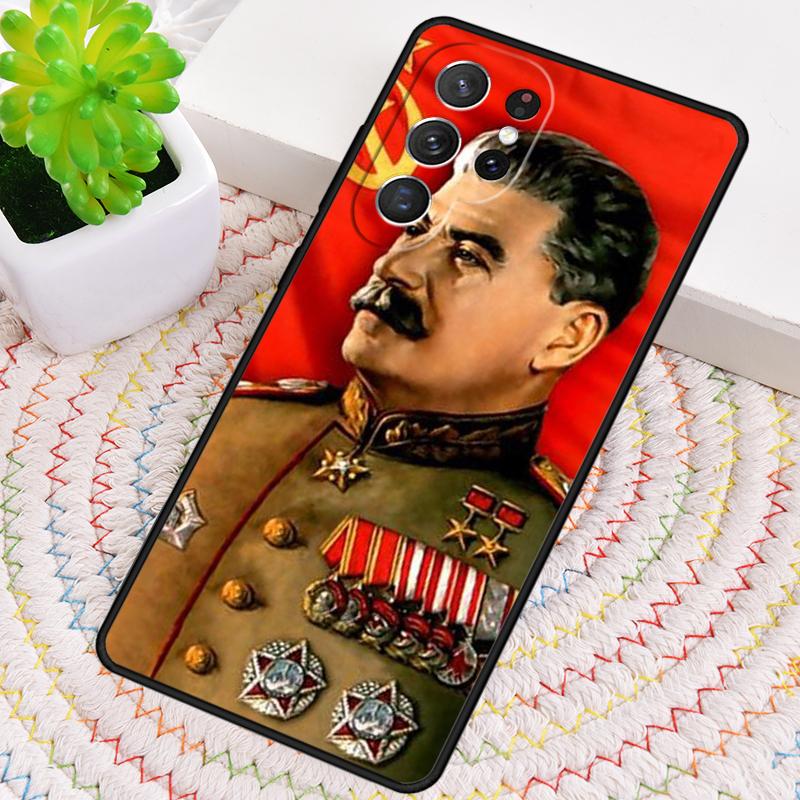 Russian Stalin Ussr TPU Phone Case For Samsung Galaxy note 10 pro S26 S25 S24 S23 S22 Ultra Plus S21 FE S20 Shockproof Cover