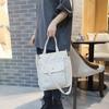 Women's Retro Corduroy Tote - Large Capacity Striped Shoulder or Crossbody Bag