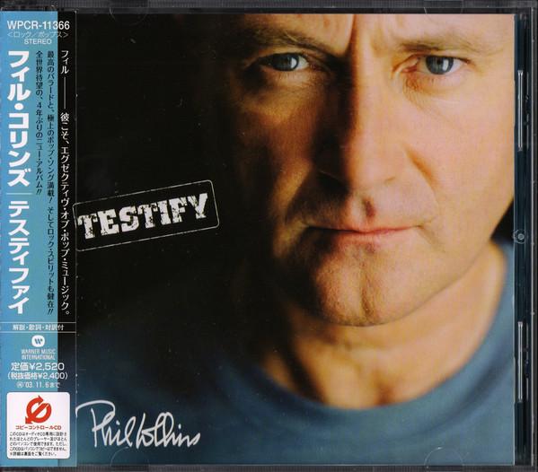

CD PHIL COLLINS - Testify WPCR11366 Warner Music In 2002 Japan Obi Rock
