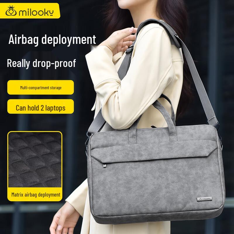 Milooky Business Commute Laptop Shoulder Bag