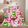 Christmas Gift Comedy Movie How the Grinch Stole Christmas blanket home warming, four season bed decoration sofa cover flannel throwing blanket K18