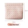 Portable Makeup Bag with Lipstick, Data Cable, Bluetooth Headset, Charger, and Key Storage; Automatic Closure Spring Sheet Design