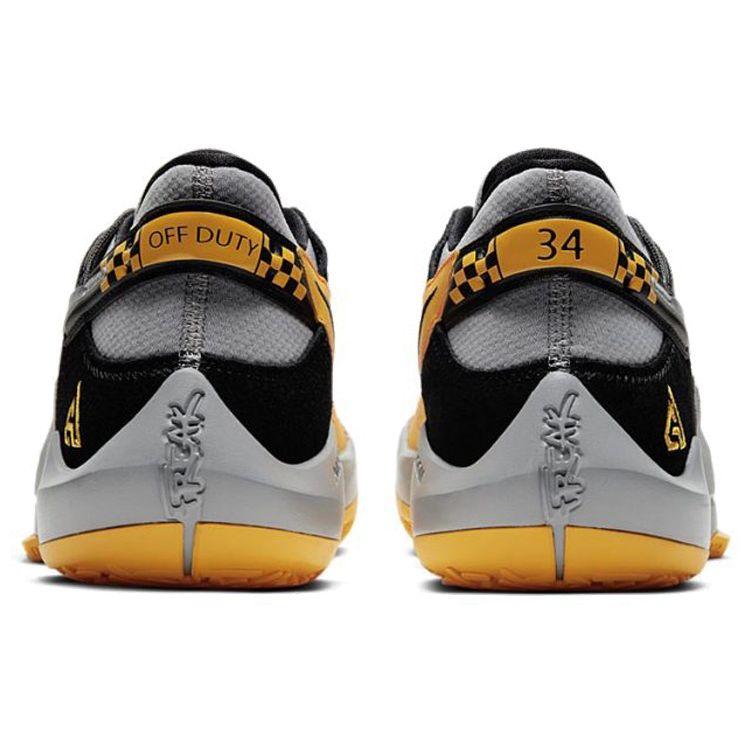 Nike Zoom Freak 2 Taxi Unisex Sneaker Grau Schwarz Partikelgrau CK5424-006