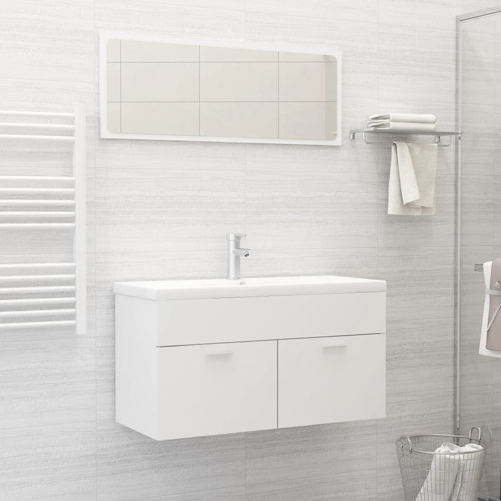 Ensemble de meubles de salle de bain  Bois d'ingénierie