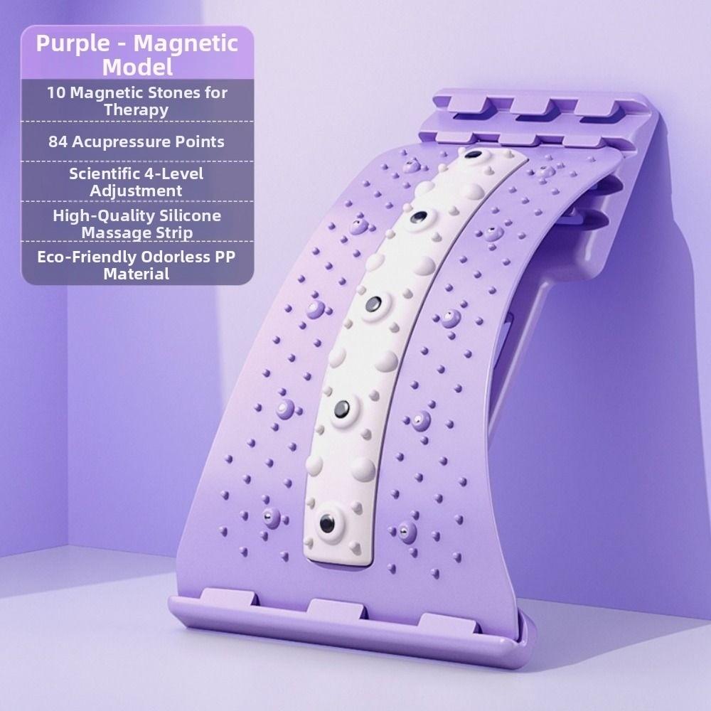 Adjustable Lumbar Stretcher Ergonomic Design Waist Support Cushion Muscle Relaxation