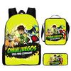 Ben Print Design Childrens Backpack Set With Waterproof Oxford Fabric For School Use