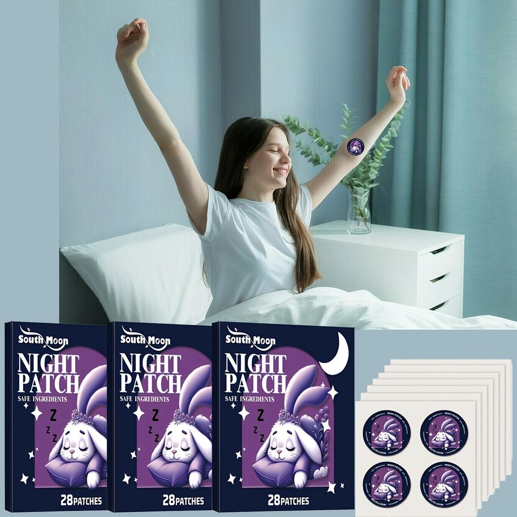 84/28 ks Náplast na spaní pro noční spánek Bylinná vůně Spánkový komfort obsahuje bezpečné bylinné složky pro všechny věkové kategorie Dárek k narozeninám Nový rok Cestovní přenosná