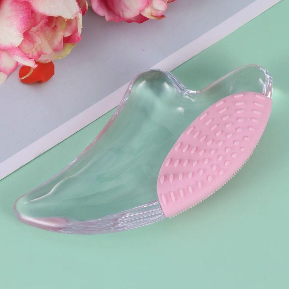 Smooth Edges Facial Massage Scraper Transparent Resin Face Lifting Machine  Body Treatment