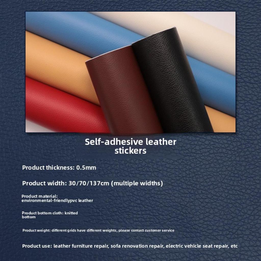 Büyük Boy Kendinden Yapışkanlı Suni Deri Tamir Yaması Kanepe, Araba Koltuğu, Motosiklet Koltuğu, Başlık için