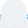 WE11DONE Ss26 Spray Logo Long Sleeve Minimalist T-Shirt Unisex Tops WD-TS1-26-784-U-WH