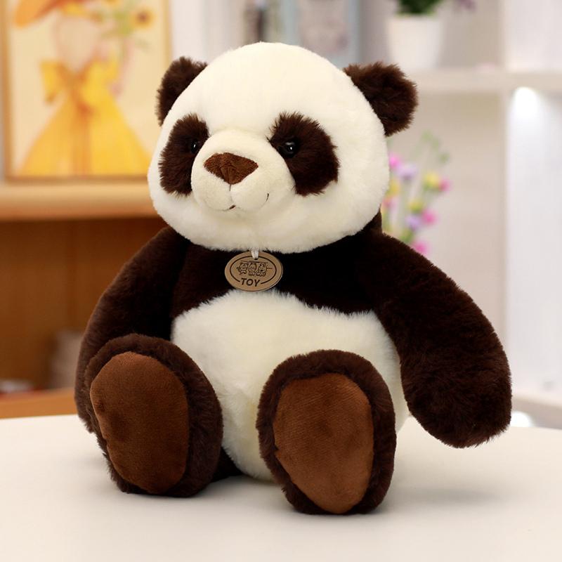 Vycpaná 30cm kreslená zvířátka uklidňující plyšová hračka Panda Bear Husky Lední medvěd Gorila Tučňák Dárek k narozeninám pro děti