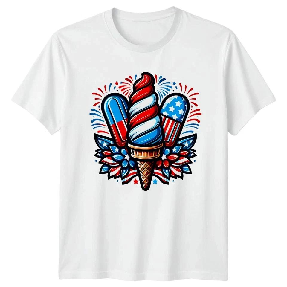 Red White Blue Treats Unisex T Shirt 4th Of July Gift S