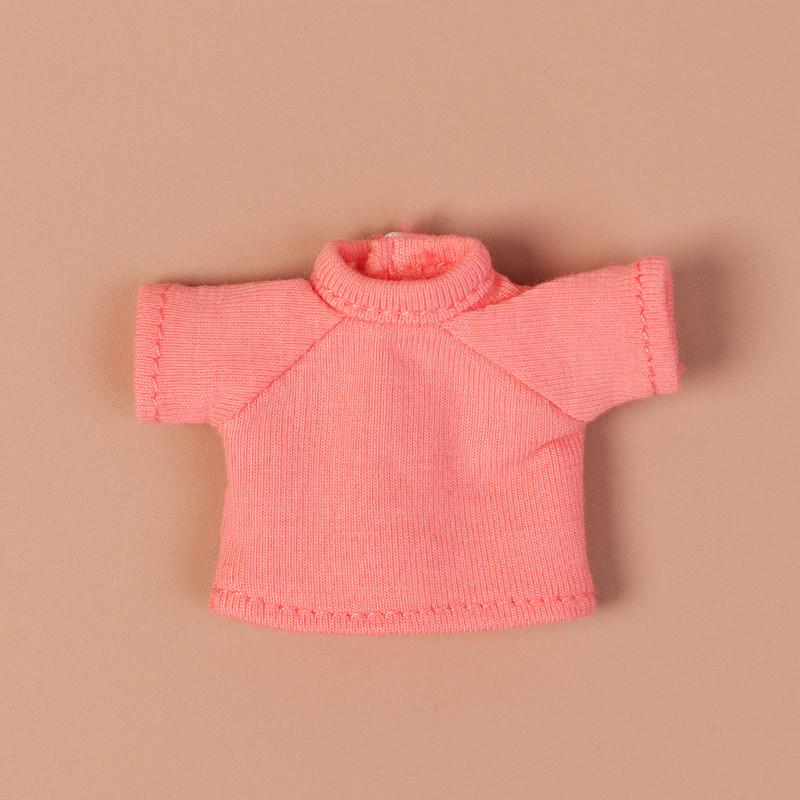 1 Pieces New ob11 bjd Doll Clothes T-shirt Denim shorts for 1/12 bjd obitsu11ob11 molly doll accessories Clothing