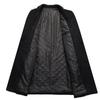 Autumn and Winter Men's Woolen Coat Medium and Long Suit Collar Cotton Thickened Woolen Coat Trench Coat Men's Coat