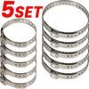 Stainless Steel Hose Clamp Adjustable Universal Clamp for Car Repair Radiator Air Intake CV Joint Boot Replacement CV Boot Clamp