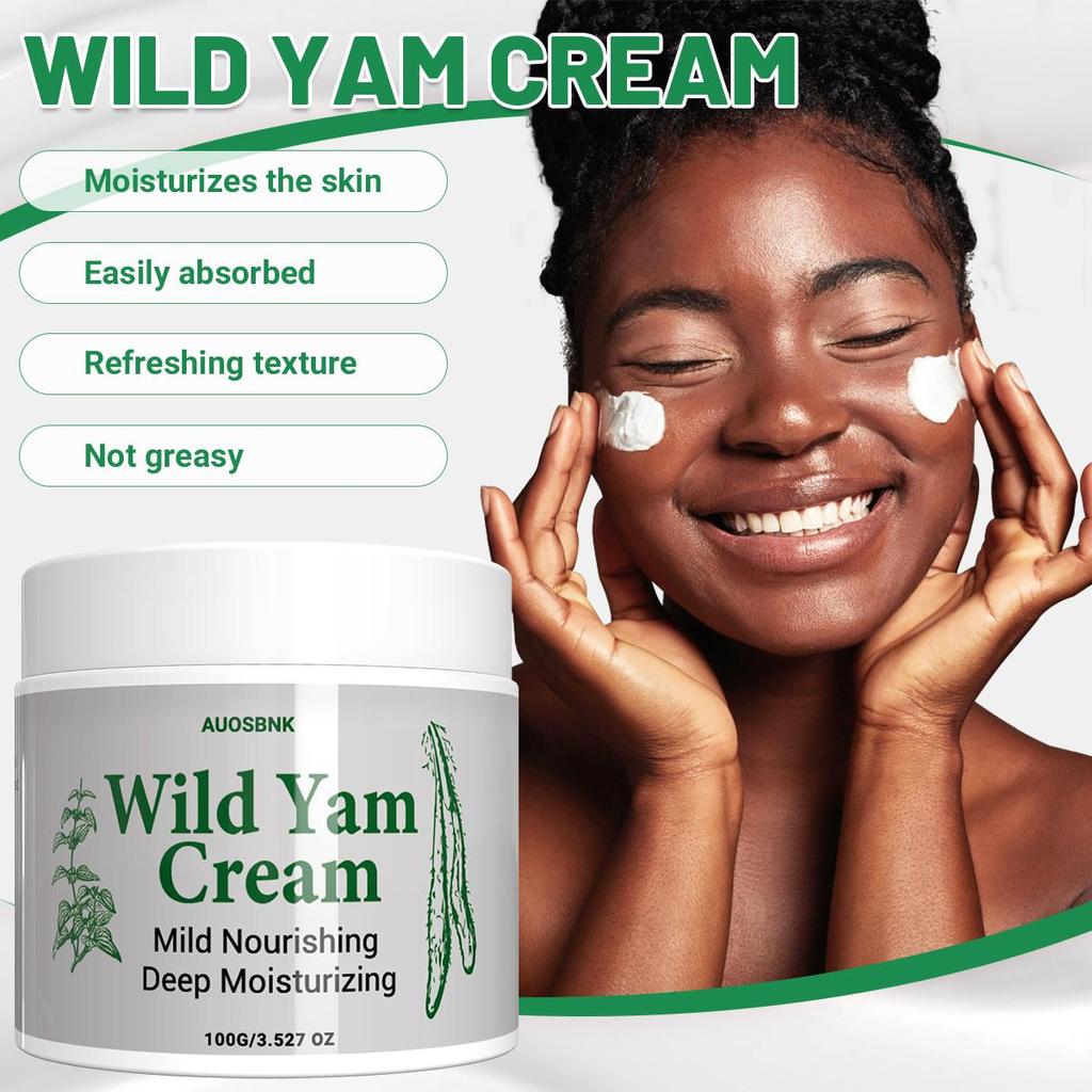 100g-Wild Yam Cream, Natural Balancing Cream for Women Soothing Support for Midlife Wellness, Deeply Nourish & Moisturize the Skin