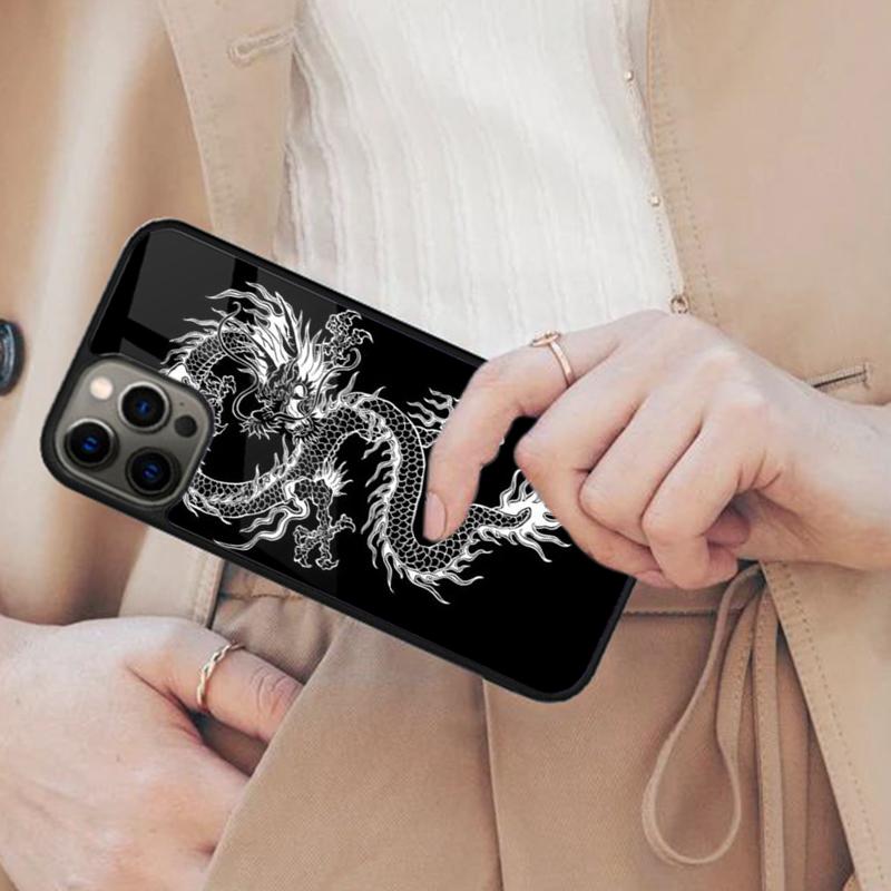 

Chinese Style Crane Dragon Magnetic Phone Case For APPLE iPhone 17 Air 16 14 13 12 Pro Max 15 Plus Wireless Charge MagSafe Cover iPhone 14
