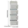 Simple Style Large Capacity Storage Multi-pocket Design Multi-layer Storage  Entrance Style