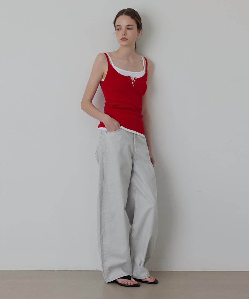 Kwinseulaebis Edit Curved Silhouette Denim Pants_Light Gray_3Colors