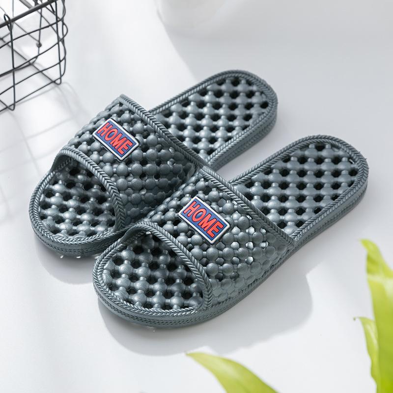 Wasserdichte Anti-Rutsch Massage-Slipper für Männer & Frauen - Innen/Außen Hohles Design für Badezimmernutzung