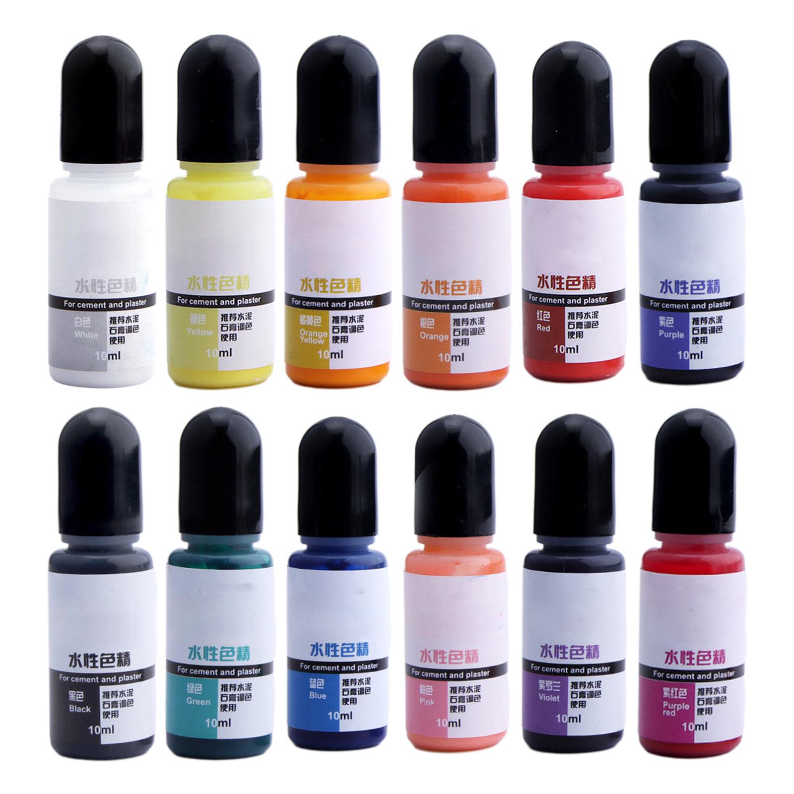 

Water-based Pigment Cement Coloring Red Yellow Black Green Blue Liquid Paint Gypsum Cement Pigment Color Essence 1