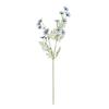 High-Grade Artificial 2-Branch Long Stem Flocked Small Daisy Bouquet for Home Dining Table Decor