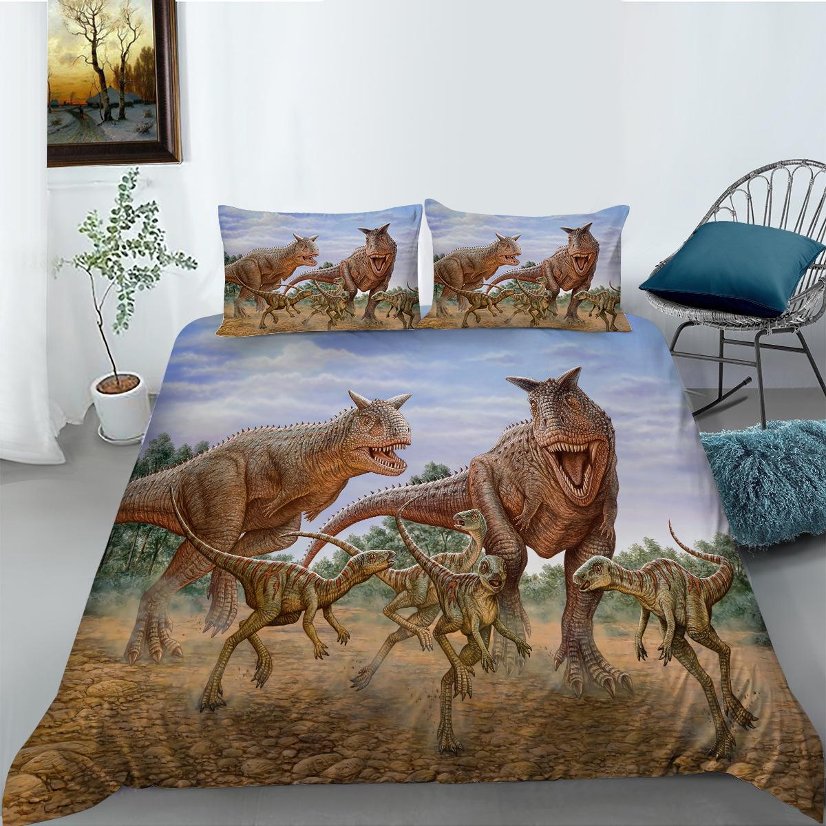 3D Digital Printing Bedding Two Three Piece Set Polyester EU single 135*200