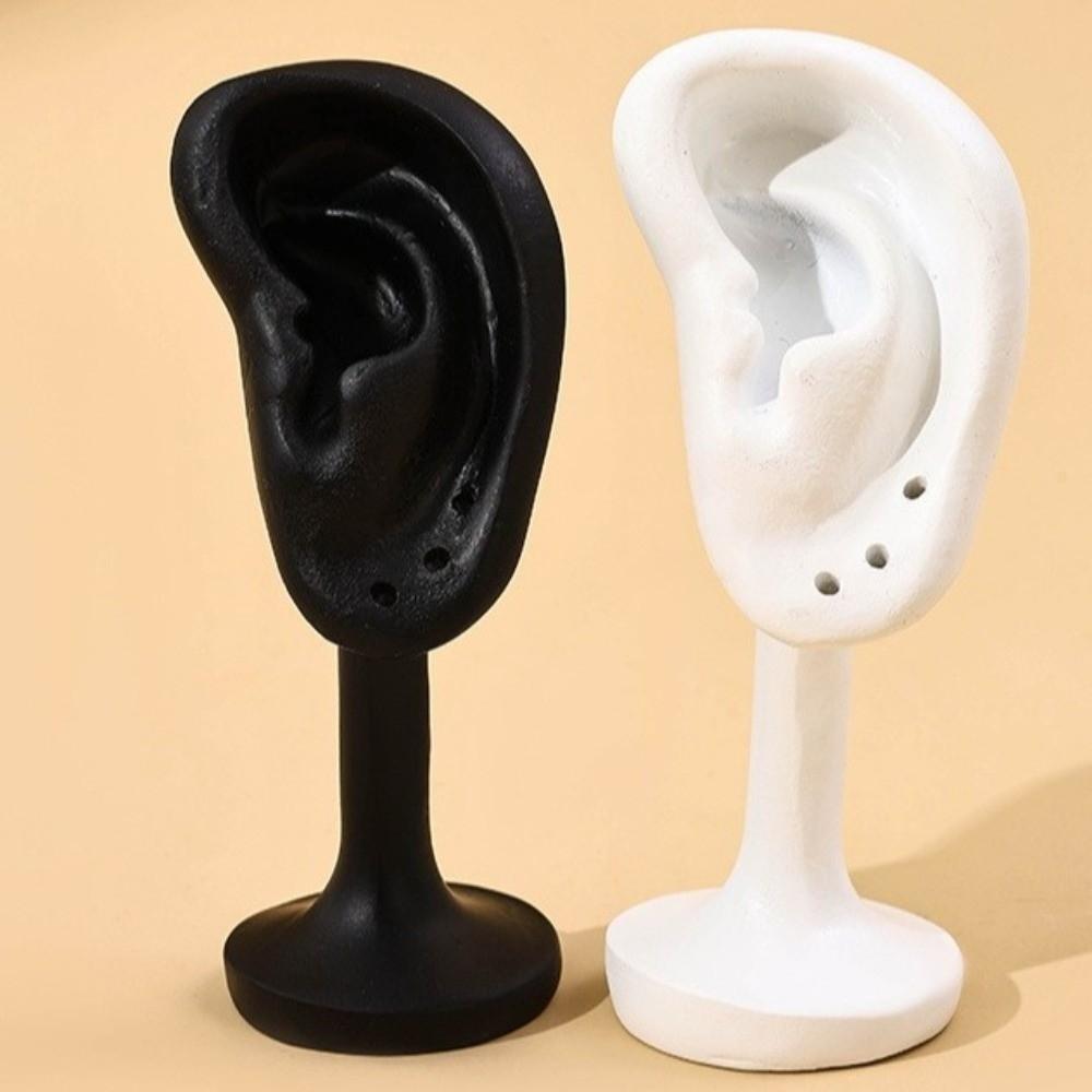 New Portable Earring Display Stand Mini Showcase Ear Studs Organizer Ear Shaped Organizer Earrings Holder Rack