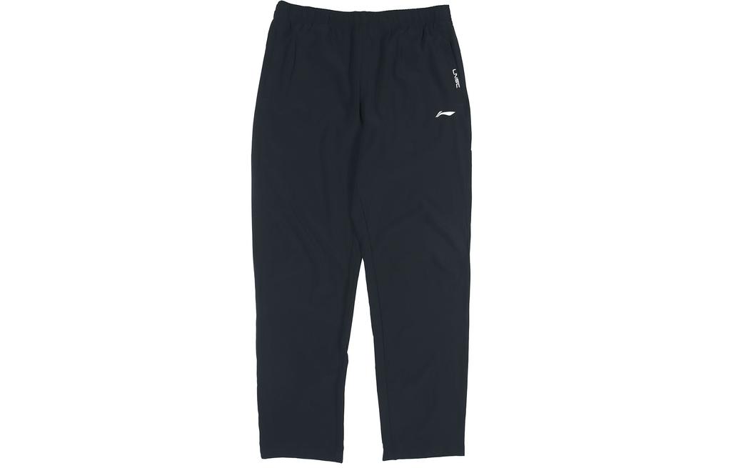 Men's Pants Li-Ning Knitted Sweatpants Men's Black Moderate Straight Fit Pants