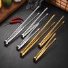 Japanese BBQ Tongs - 304 Stainless Steel, Multipurpose for Steak, Food, Barbecue, Ice Cubes, and Thickened Chopsticks.