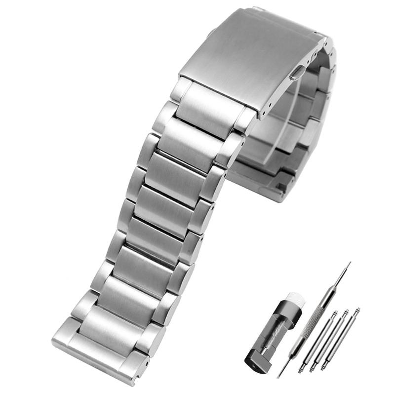 

Браслет из нержавеющей стали с простым концом, цельнометаллический ремешок для часов 22, 24, 26, 28 мм, ремешок для дизельных часов DZ4209 DZ4215 DZ1844, ремешок для часов 26mm