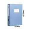 High Capacity Document Organiser Box with Label Window File Sorting Box For Reports Contract Management 23.2x31.6x3.5cm