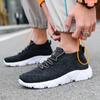 Zapatillas de running nuevas para hombre de caña baja con cordones, suela blanda, moda casual, zapatillas deportivas casuales para hombre, zapatos planos para caminar