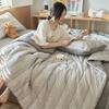 Sleeping Grid A-class Pure Cotton Light Retro Double-layer Yarn Summer Quilt