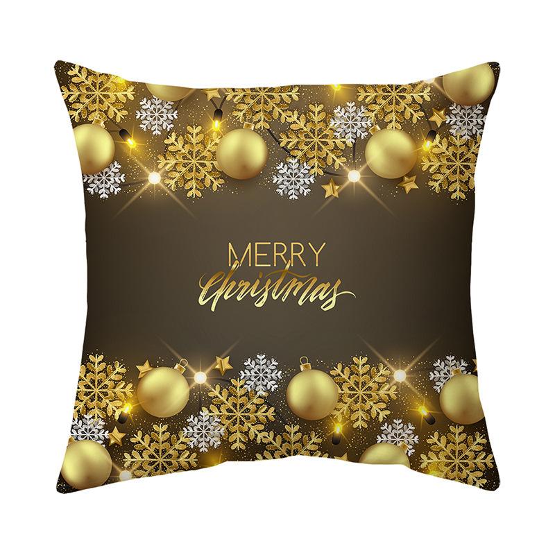 Cartoon Christmas Holiday Home Cute Pillow Cover Holiday Gift Nap Sofa Car Gift Pillow