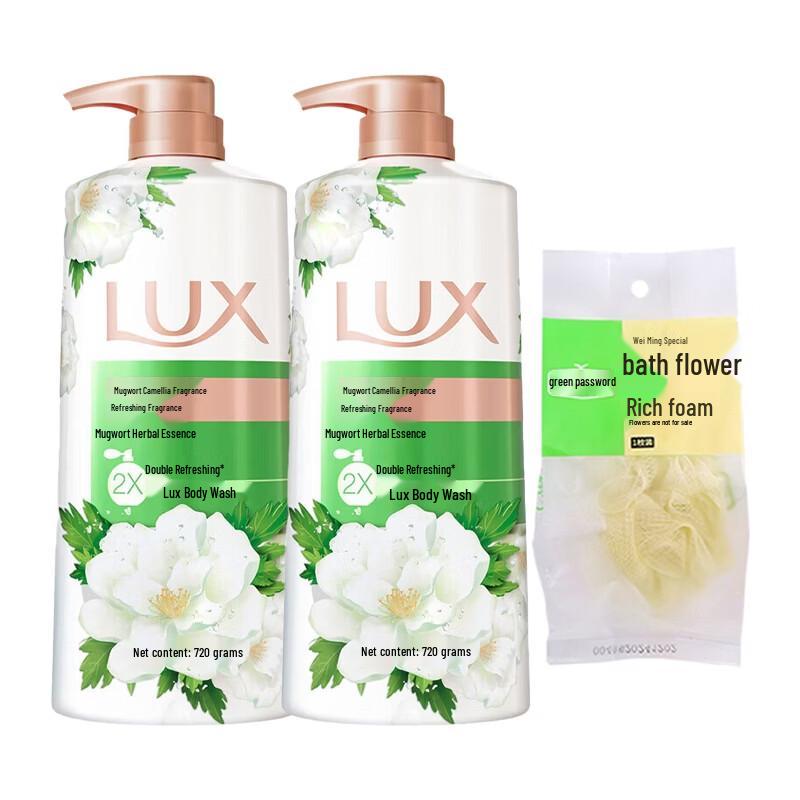 Освежающий гель для душа Lux с полынью и камелией