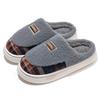 Warm Color Matching Shoes Autumn and Winter Indoor Living Room Dormitory Warm Thick-soled Velvet Couple Cotton Slippers